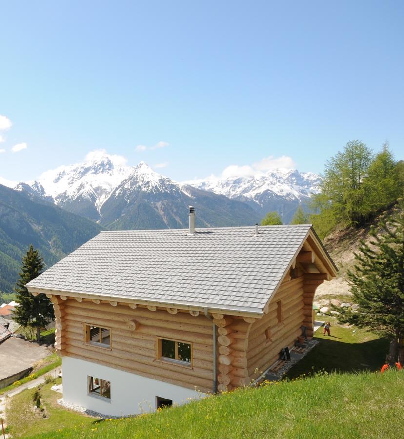 Ferienwohnung Caviezel Tschlin Exteriér fotografie